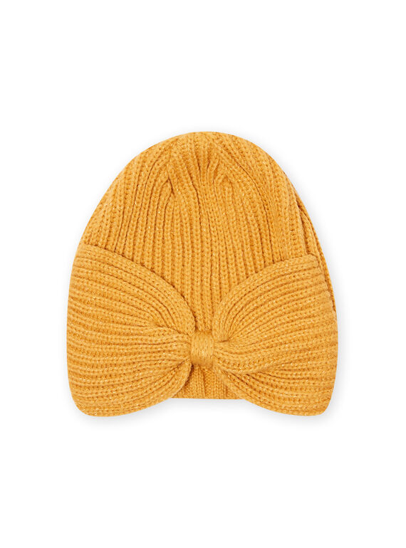 Gorro mostarda atado menina MYAMIXBON2 / 21WI0154BONB106