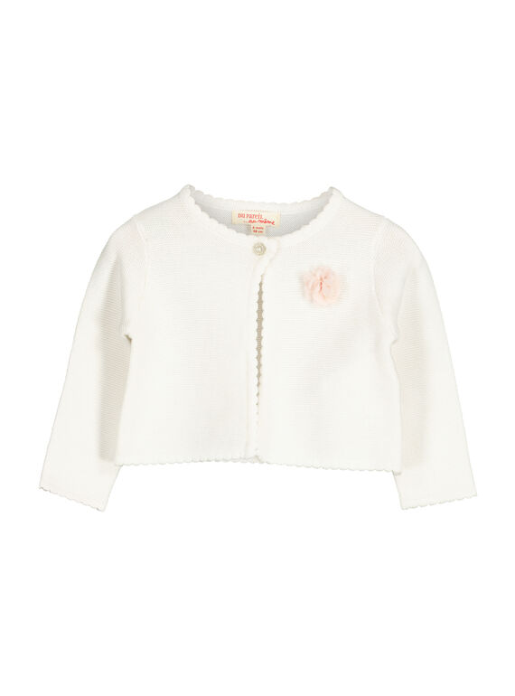 Casaco bolero de lã bebé menina FIPOCAR1 / 19SG09C1CAR000