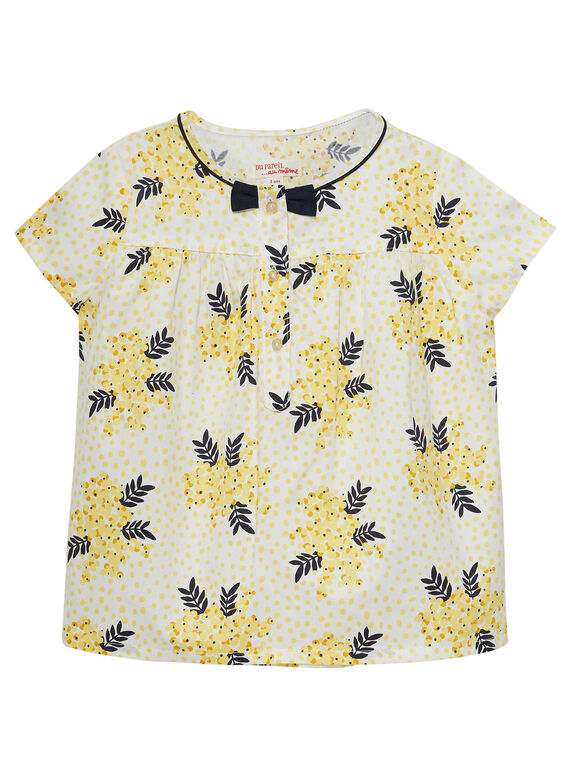 Blusa mangas curtas estampado florido JASOCHEM / 20S90181CHE001