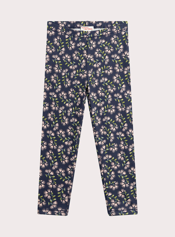 Leggings com estampa floral para menina  VYAKLILEG / 24WI0141CAL070