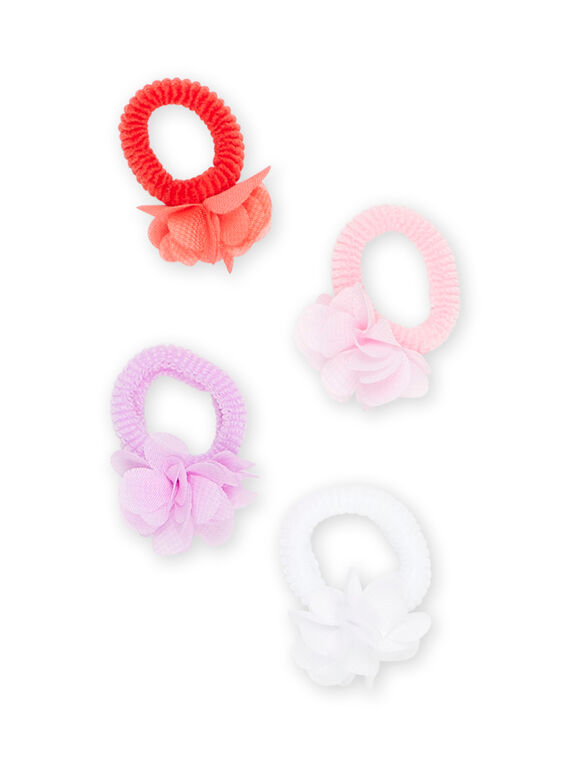 4 elásticos com padrão rosa RYAJOELA6 / 23SI01B7ELA404