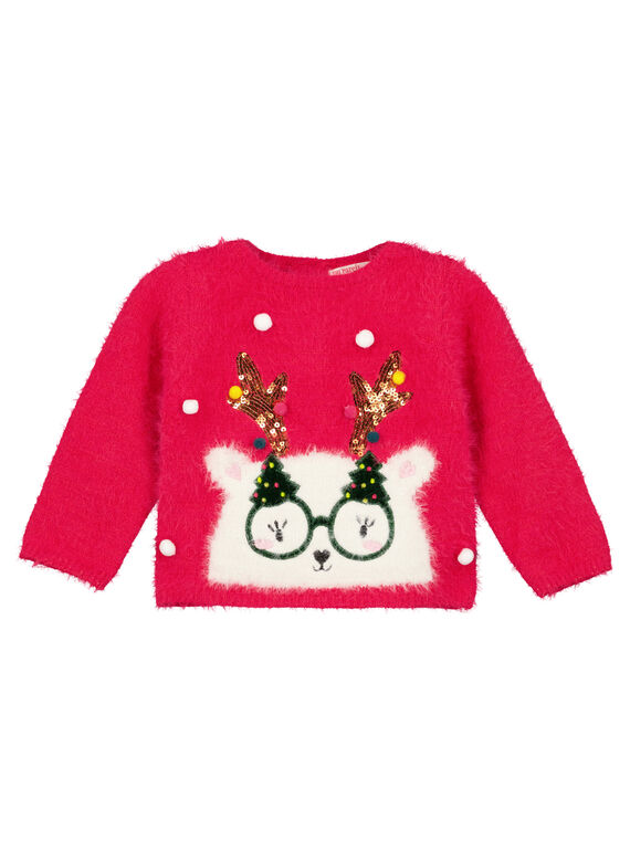 Camisola de Natal menina GINOPULL / 19WG09V1PULF521