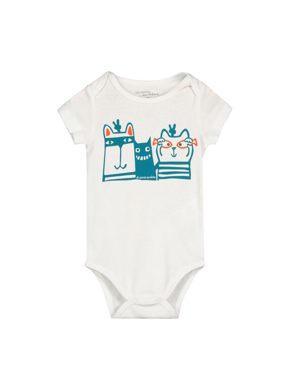 Body de mangas curtas bebé menino FEGABODMUL / 19SH14I4BDL000