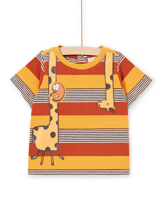 T-shirt de mangas curtas camel bebé menino LUTERTI4 / 21SG10V2TMCF519