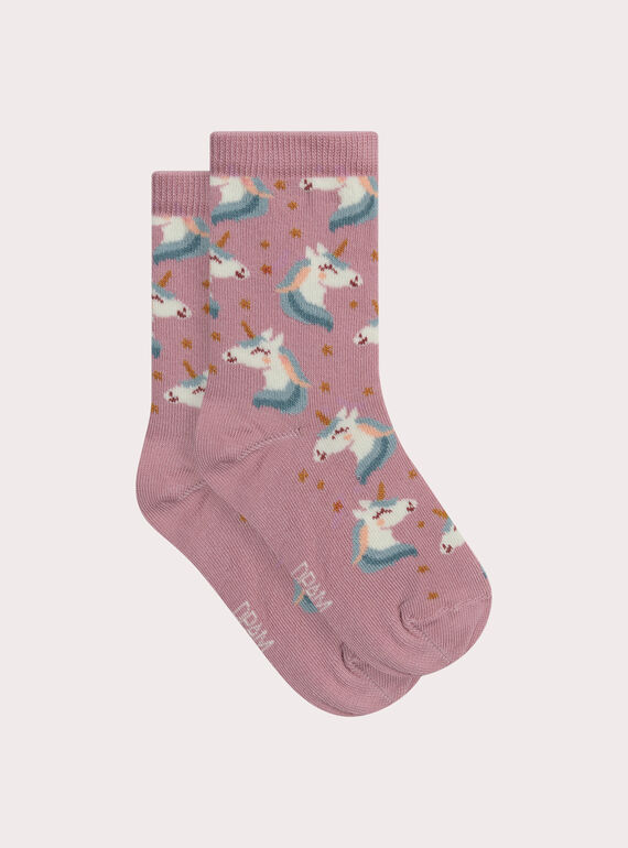 Old rose SOCKS XYAJOSCHO4 / 25WI01D2SOQ303
