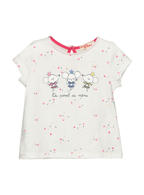 T-shirt mangas curtas bebé menina FICOTI / 19SG0981TMC000