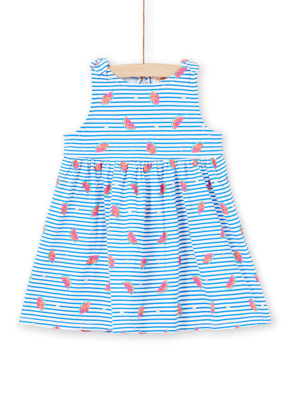 Vestido branco bebé menina LIPLAROB1 / 21SG09T3ROB000