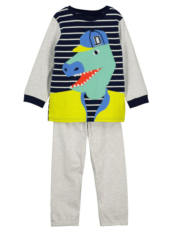 Pijama fantasia de moletão menino FEGOPYJTYR / 19SH1299PYJ000