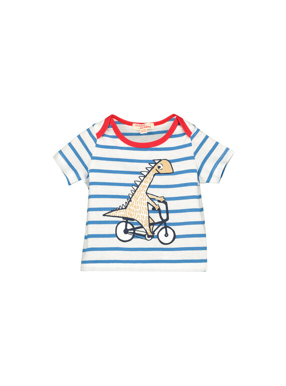T-shirt de mangas curtas bebé menino estampado FUTOTI4 / 19SG10L3TMC099
