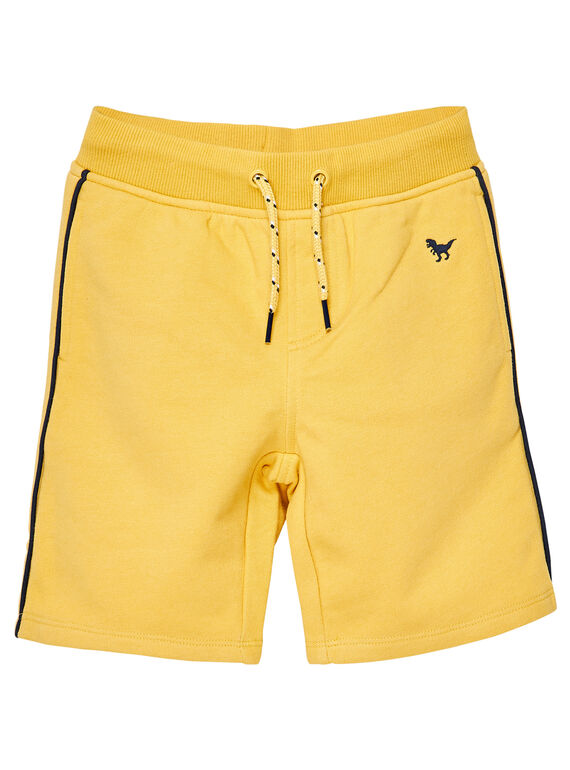 Bermudas moletão menino básico Amarelo JOJOBER2 / 20S90254D25B116