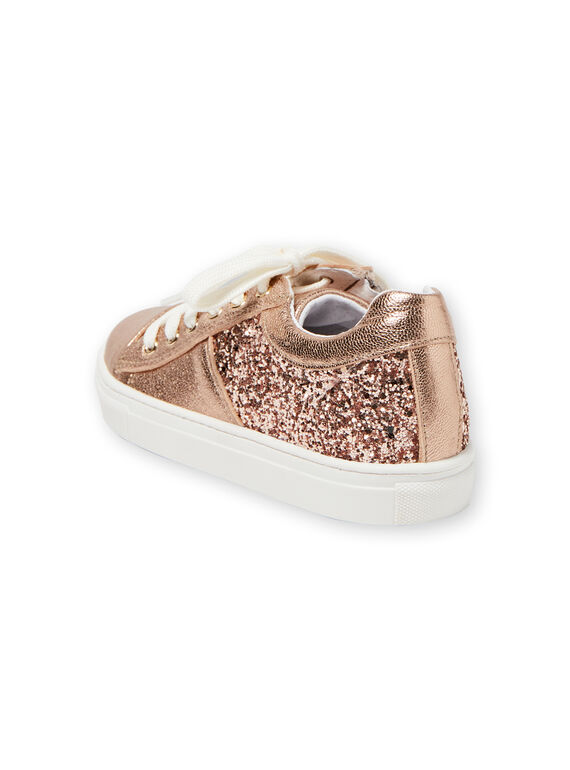 Sapatilhas dourado rosa menina LFBASGOLD / 21KK3533D3FK009