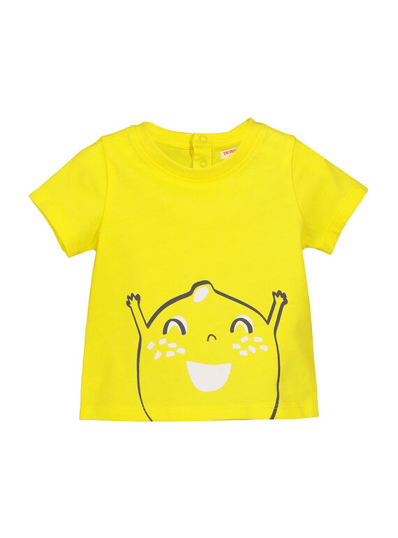 T-shirt Mangas Curtas Amarelo FUJOTI1 / 19SG1031TMC102