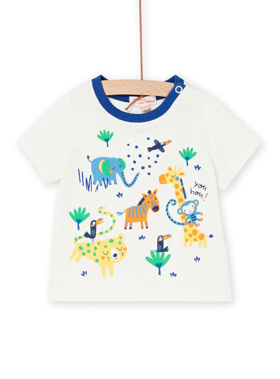 T-shirt multicolor com padrão animais RUNAUTEE1 / 23SG10N1TMCA002