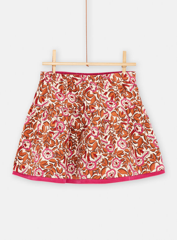 Saia reversível cru-escuro para menina SALOJUP1 / 23W901R1JUP003