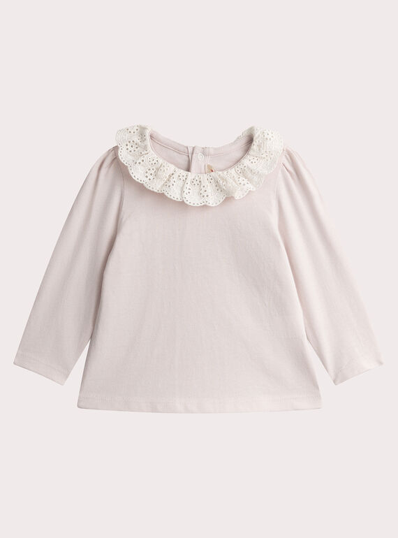 Sutiã rosa de manga comprida para bebê  VIKLIBRA2 / 24WG0941BRA321