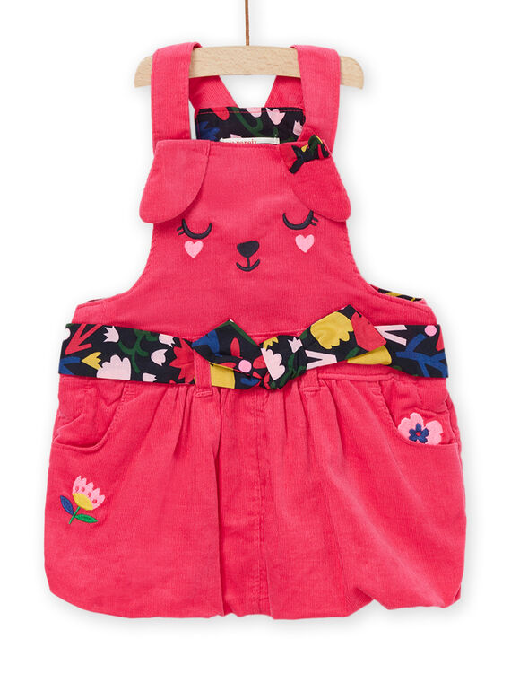 Vestido com estampado de coelho rosa PIMUROB2 / 22WG09R2ROBD325
