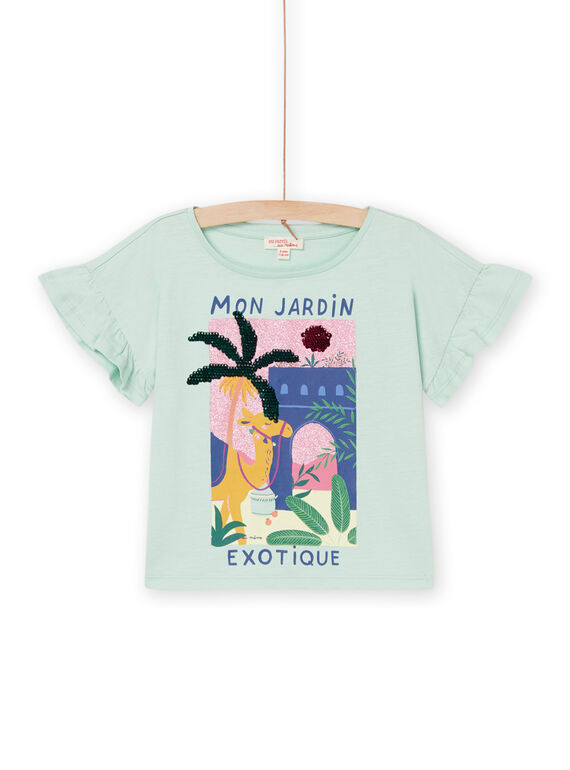 T-shirt com animação exótica e inscrição RAEXOTI1 / 23S901V4TMC611