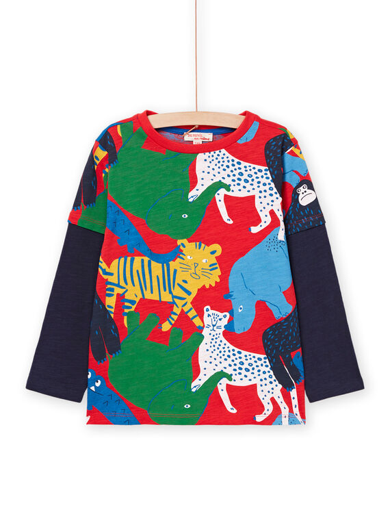 T-shirt com estampado de animais RONAUTEE / 23S902N1TMLF518
