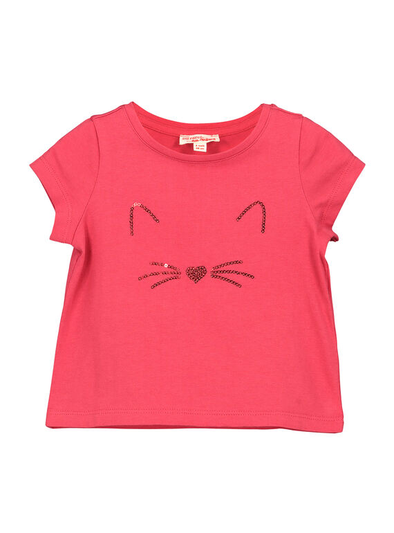 T-shirt fantasia bebé menina FIJOTI2 / 19SG0932TMC308