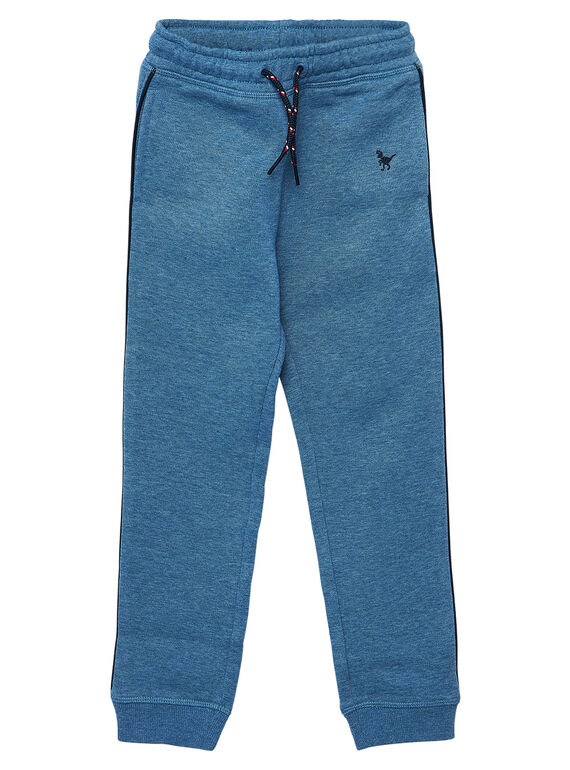 Calças de fato de treino menino azul mesclado JOJOJOB3 / 20S90253D2AC206