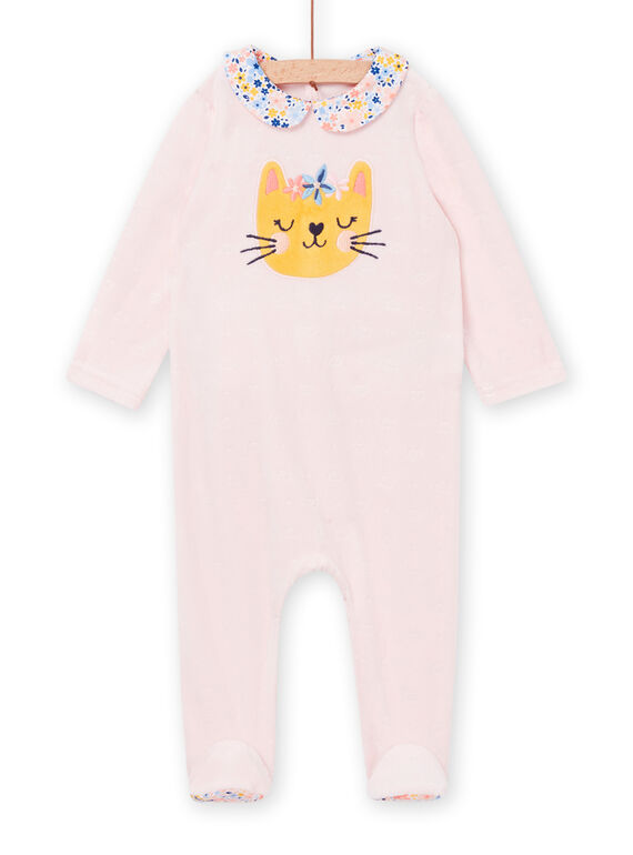 Babygro de mangas compridas em veludo PEFIGRECI / 22WH1314GRED322