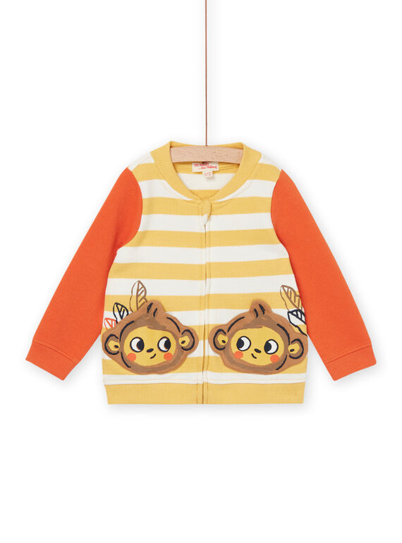 Casaco de malha com estampado às riscas RUJUNGIL / 23SG10U1GIL113