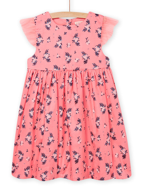Vestido coral menina NAPAROB1 / 22S90122ROB404