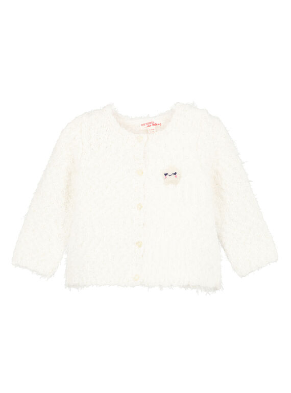 Cardigan mesclado e lurex menina GIBLACAR / 19WG09S1CAR001