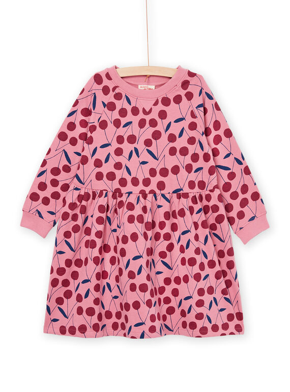 Vestido em moletão com estampado de cereja PAJOROB3 / 22W901B3ROBD318