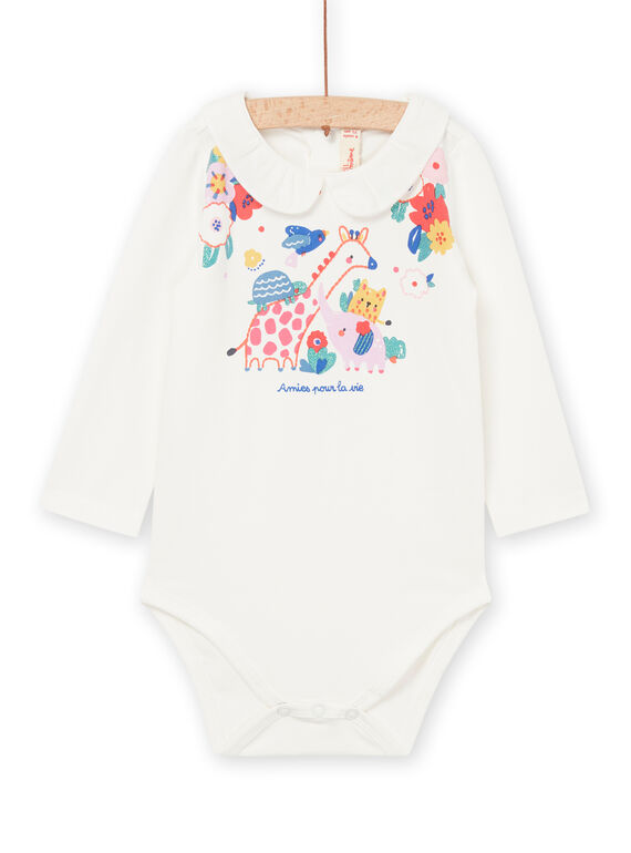 Body com padrões de animais e flores RINAUBOD / 23SG09N1BOD001