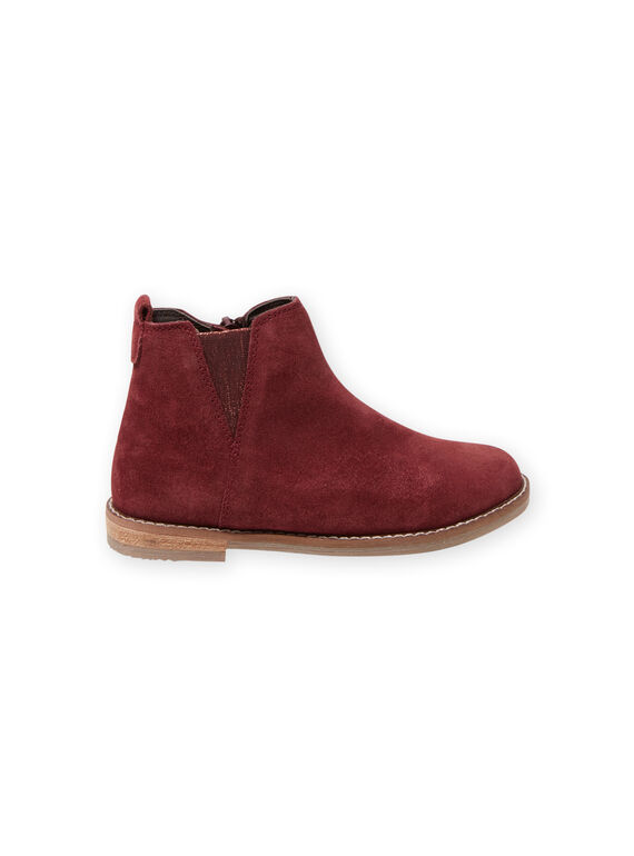 Botins cor-de-vinho menina MABOOTVIN / 21XK3573D0D719