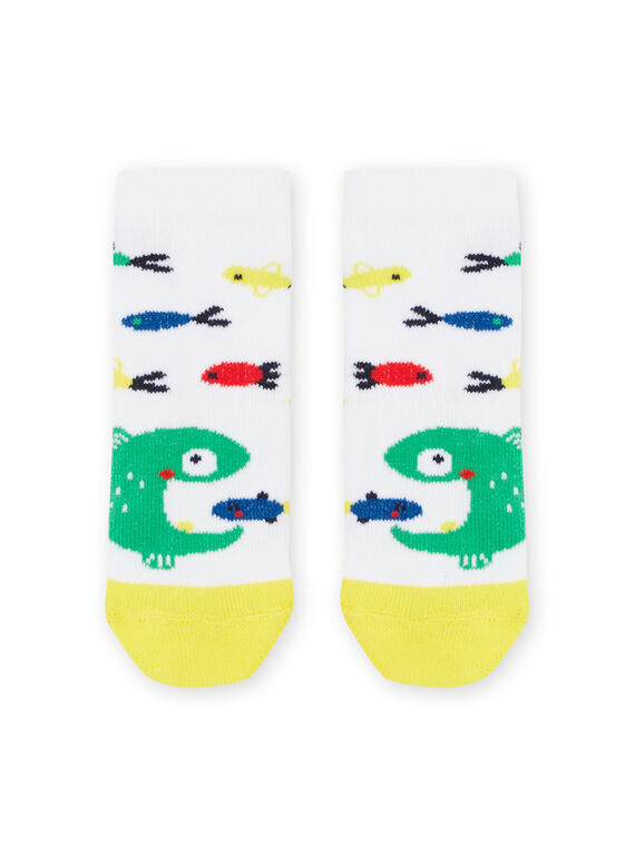 Meias multicolor com estampado de peixes RYUPOPCHO1 / 23SI1091SOQ000