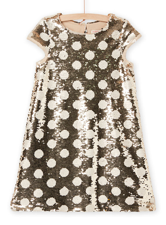 Vestido com estampado às bolas em lantejoulas RASOROB2 / 23S90121ROBK008