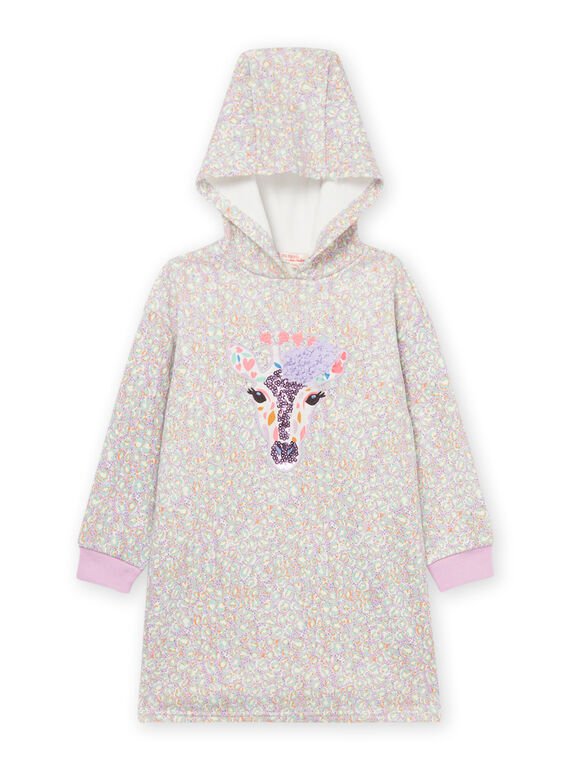 Vestido com capuz e estampado de girafa PAREROB4 / 22W901T5ROB320