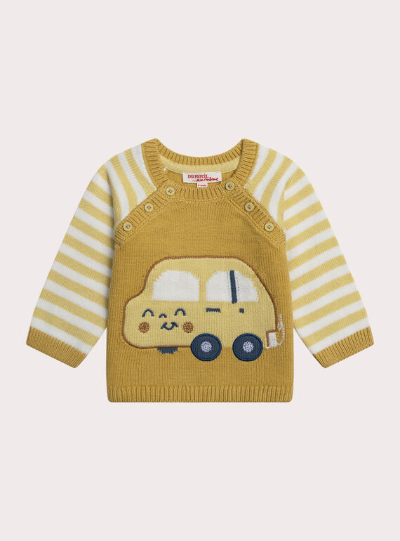 Yellow PULLOVER XUCOPUL / 25WG10O1PULB117