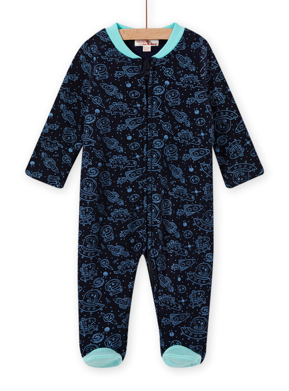 Babygro azul-marinho com estampado do espaço bebé menino MEGAGRESPA / 21WH1492GREC243