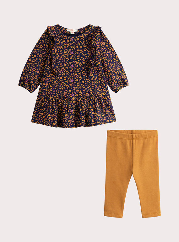 Conjunto estampado fantasia para bebé menina VIKOENS / 24WG0931ENSC205