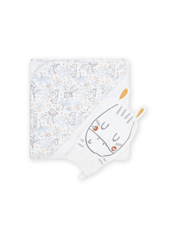 Capa de banho e luva branco ROU2POIN / 23SF42I1POI000
