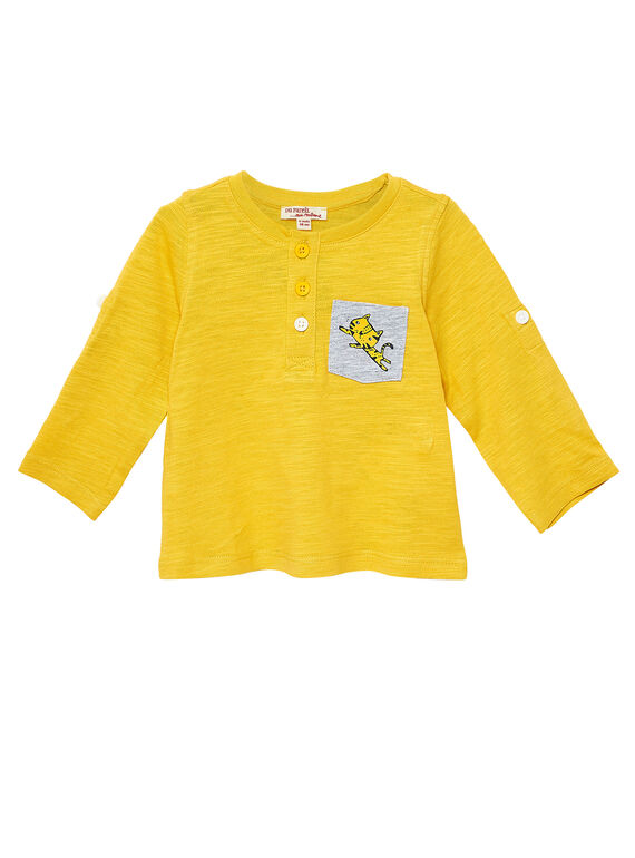 T-shirt Mangas Compridas Amarelo JUJOTUN5 / 20SG1042TMLB114