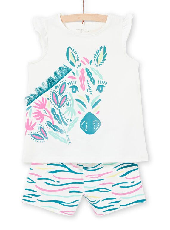 Pijama cru criança menina LEFAPYJFLE / 21SH11C2PYJ001