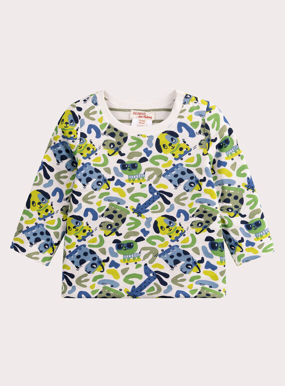T-shirt de manga comprida cor cru VUGATEE2 / 24WG1011TML001