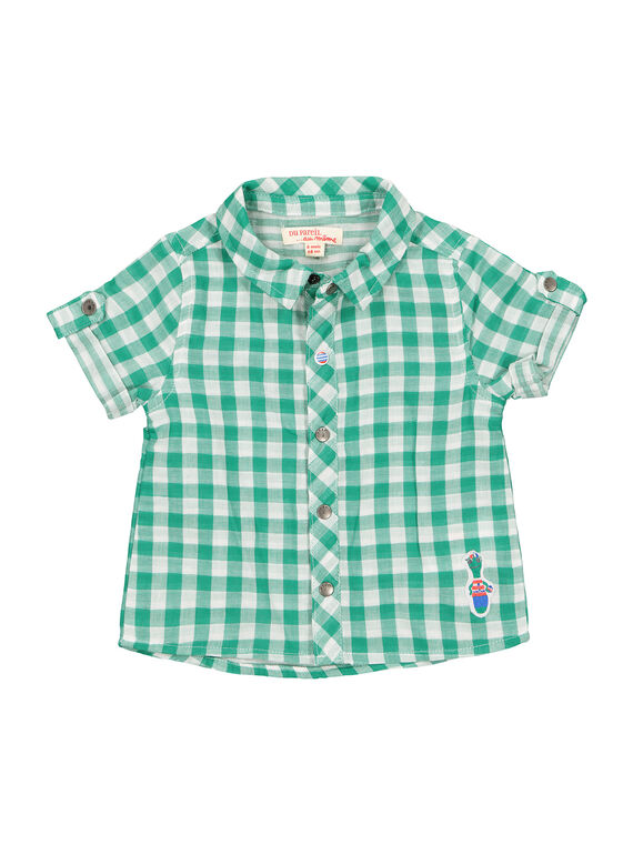 Camisa aos quadrados bebé menino FUCACHEM / 19SG10D1CHM099