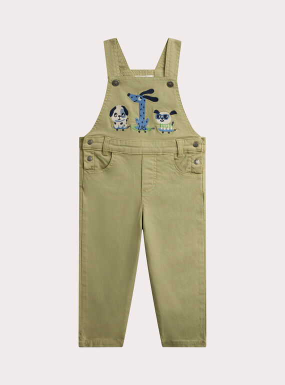 Jardineiras compridas com estampado de cão para bebé menino  VUGASAL / 24WG1011SALG608