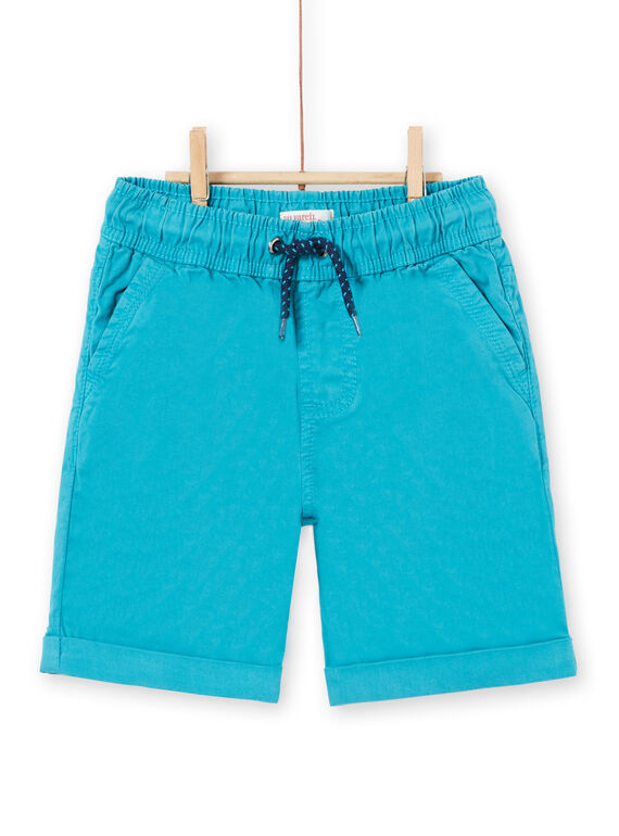 Bermudas turquesa criança menino LOJOBERMU4 / 21S902F5BERC242