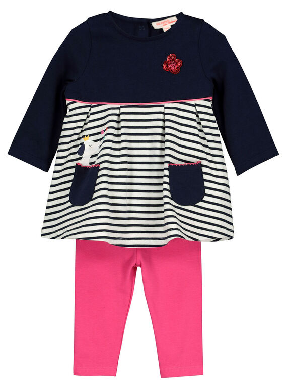 Conjunto bebé menina FICOENS / 19SG0981ENSC205