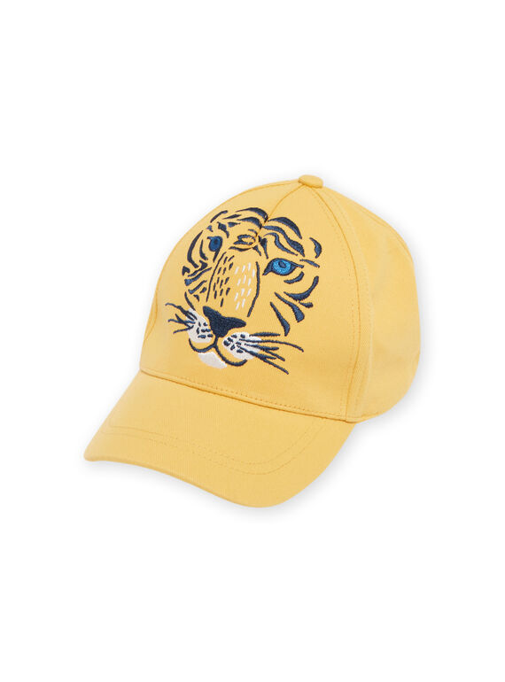 Boné amarelo com padrão tigre menino NYOJOCAP2 / 22SI02C4CHAB107