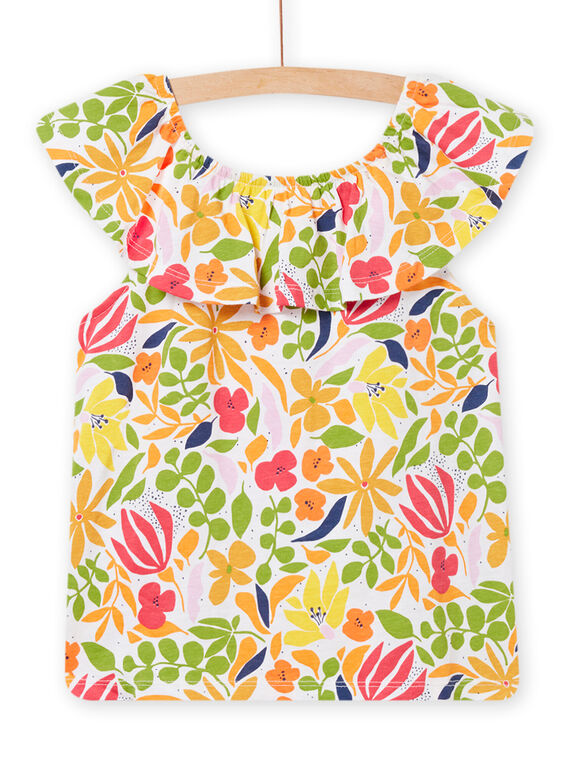 T-shirt de mangas curtas multicor menina 22S901T4TMC000
