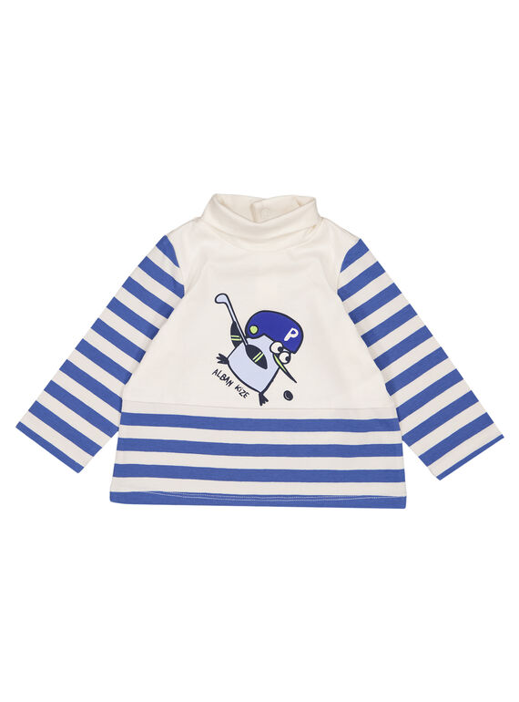 Camisola interior em jersey bebé menino GUBLASOUP / 19WG10S1SPL001