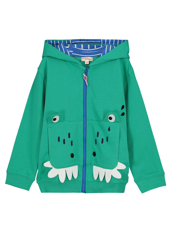 Sweat capuz de fecho zip decorativo menino FOCAGIL / 19S902D1GILG619