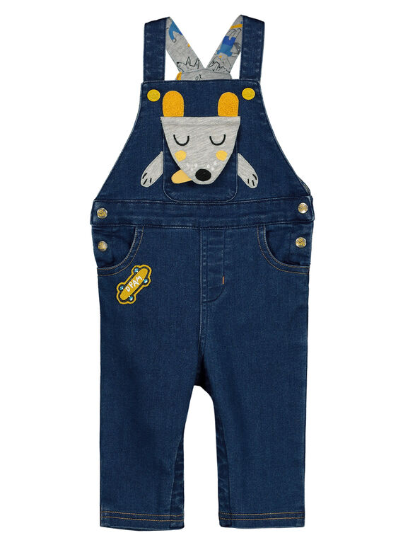 Jardineiras compridas em knit ganga GUBLESAL / 19WG1091SALP274
